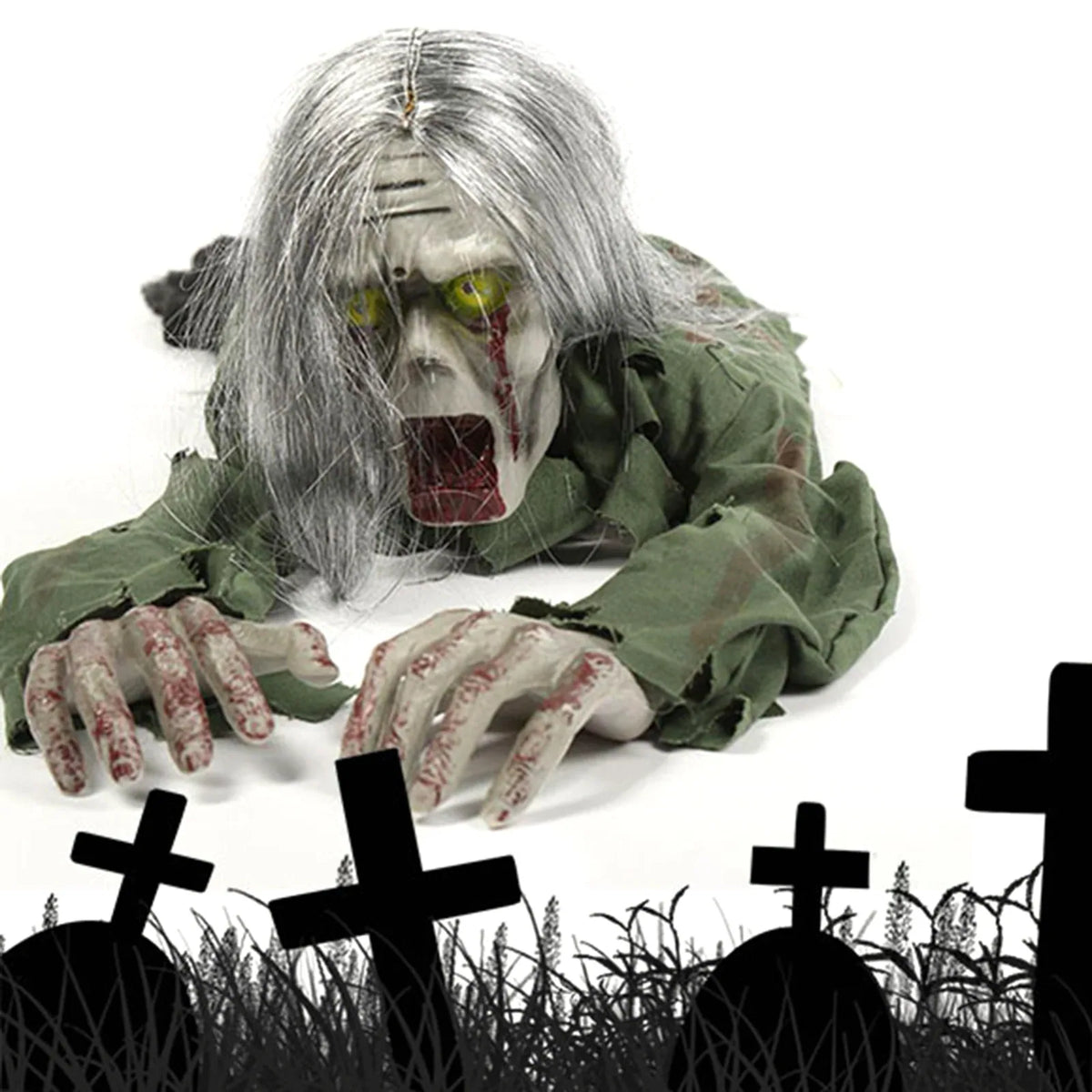 The Halloween Zombie That Crawls Towards Your Guests
