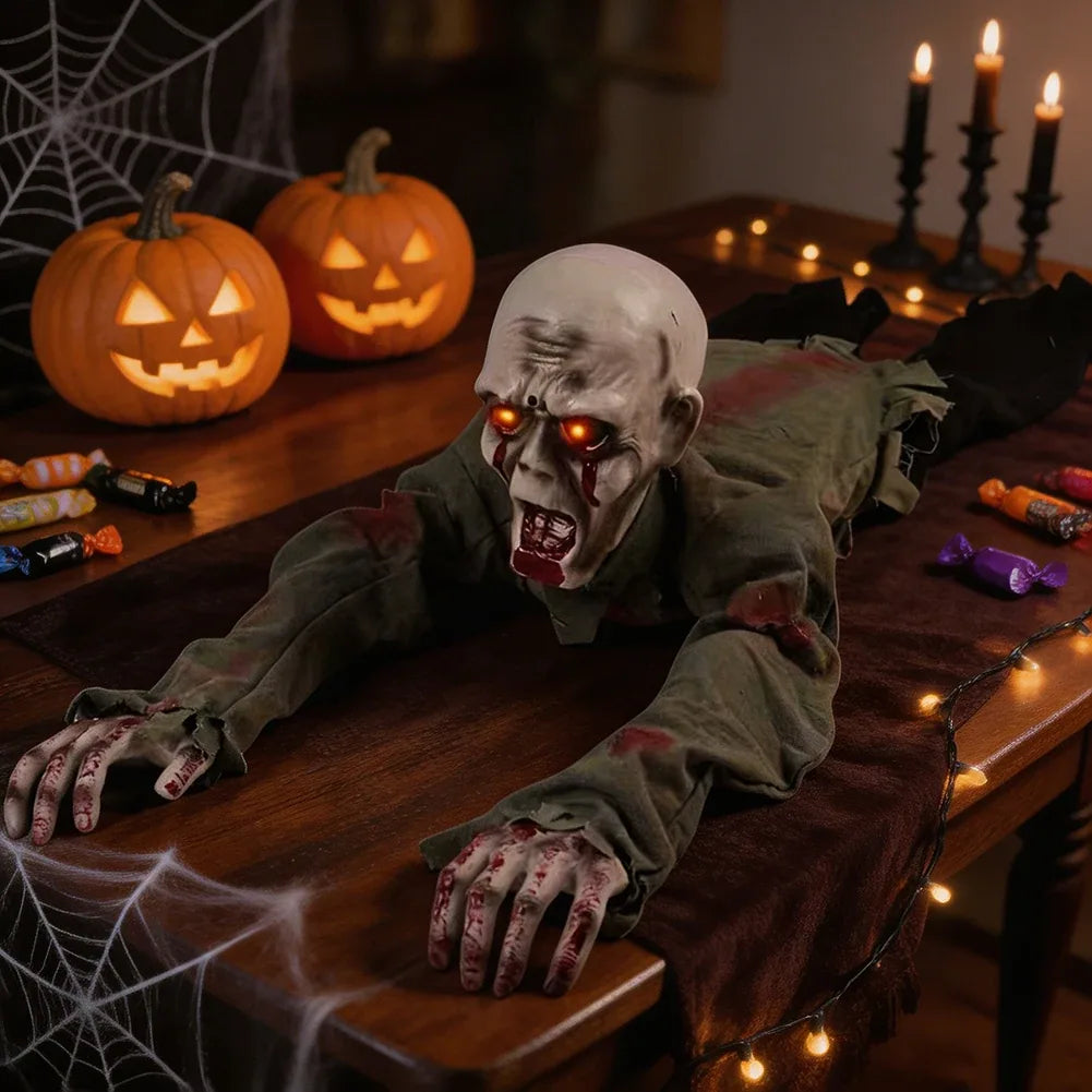 The Halloween Zombie That Crawls Towards Your Guests
